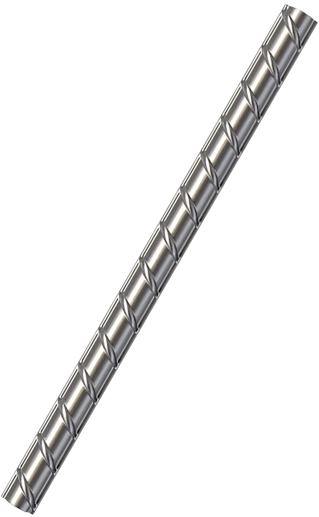 TMT rebar, produced by a rolling mill, commonly used in the construction industry