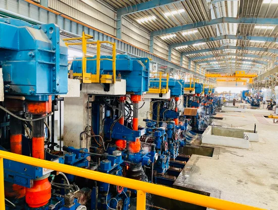 Rolling Mill Intermediate Stands from Rolling Mill commissioning project at Naveena Steel by Unisons Steel Solutions