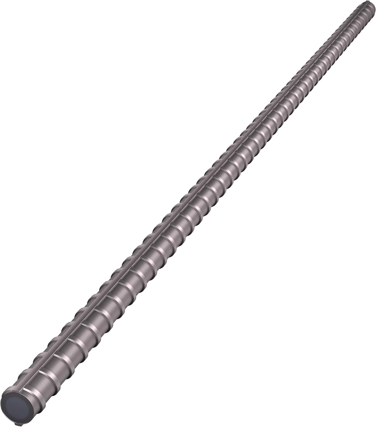 deformed steel rebar, produced by a rolling mill, commonly used in the construction industry